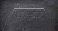 Desktop Screenshot of polskiexpress.pl