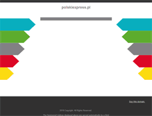 Tablet Screenshot of polskiexpress.pl